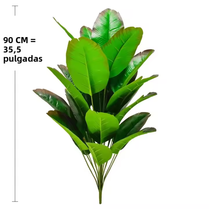 Planta Artificial De Banano Verde Grande 86-120cm Decoración Para Jardín Al Aire Libre Y Interior Ideal Para Bodas Y Viajes - 1