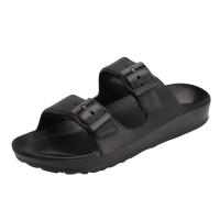 Zapatos De Mujer 2024 Tendencia Sandalias Piatti De Verano Moda Hogar Zapatos Para Baño Con Suela Gruesa Y Color Sólido - details 1