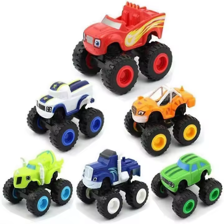 6 Pack Monster Truck Toys, Monster Trucks for Kids Birthday Monster Truck Toy Vehicle Toy Sets Games Car Toy for Boys - 1