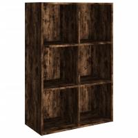 vidaXL Estantería/Aparador madera contrachapada 66x30x98cm Blanco, Negro, Roble Sonoma Mueble Almacenaje Estantería para Oficina, Estudio, Dormitorio Estantería/Librería/ mueble de Almacenamiento - details 3