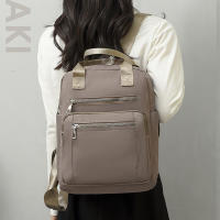 Mochila De Viaje Casual Para Mujer Impermeable De Oxford Gran Capacidad Con Hombros Múltiples Funciones Estilo Escolar - details 10