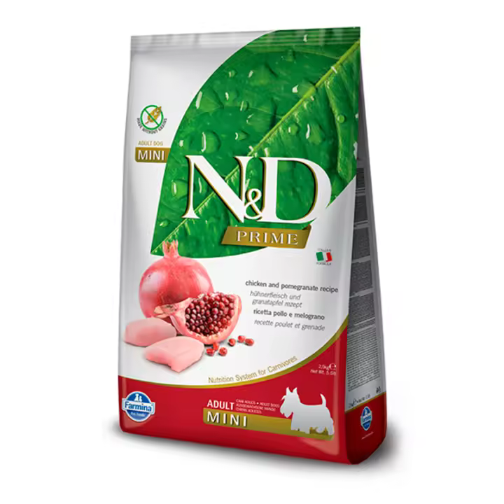 Farmina N&D Prime Grain Free Pienso de Pollo para Perros Mini 2.5kg - 1