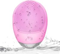 Cepillo de limpieza facial, cepillo facial impermeable de silicona blanda eléctrica 3 en 1, cepillo facial vibrante acústico impermeable ipx7 recargable por USB para limpieza profunda, exfoliación suave y masaje - details 1