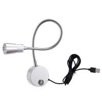 Lámpara De Pared USB 5V 3CCT Dimmable CRI98 RG0 Luz De Lectura En La Cama Luz De Trabajo Con Gorra Ajustable 15" Material Aluminio Y Acrílico Para Dormitorio - details 2