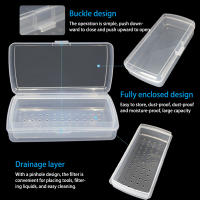 Caja De Desinfección Para Herramientas De Uñas 1Pc Organizador De Almacenamiento Transparente a Prueba De Polvo Para Tijeras Y Pinzas De Manicura Para Salón - details 4