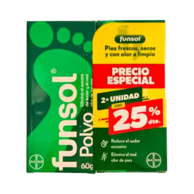 DUPLO FUNSOL POLVO 60GR 2DA UD 25% - 1