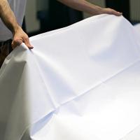 Mantel Redondo De Seda Blanco Resistente a Vuelcos Y Arrugas Poliéster Para Boda Fiesta Comedor Decoración De Mesa - details 8