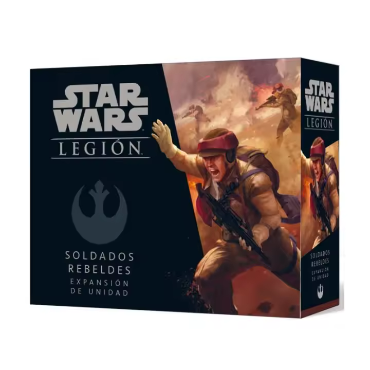 Saló Nova Imatge - Juego de Mesa Star Wars Legión: Soldados Rebeldes PEGI 14 8435407618237 - Miniaturas Detalladas y Cartas de Unidad - 1