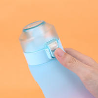 Botella De Deporte Con Sabor 650ml Con 7 Cápsulas De Fragancia De Fruta Botella De Agua Para Exteriores Material Plástico Reutilizable - details 2