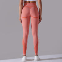 Mallas de Yoga de nailon para mujer, pantalones deportivos de cintura alta, elásticos, ajustados, transpirables, para entrenamiento - details 14