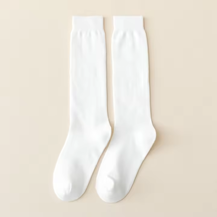 Medias Largas De Algodón Para Niñas Y Mujeres Medias De Pecho Alto Para Primavera Y Otoño Medias De Uniforme Escolar Moda - 1