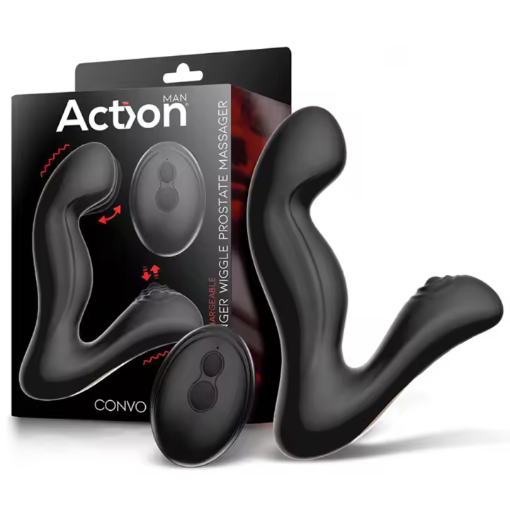 ACTION Convo Prostate Stimulator with Tapping and Finger Wiggle Function Juguetes Sexuales - 1