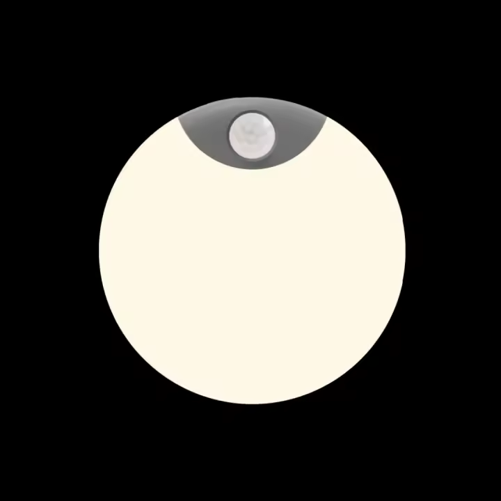 Luz Nocturna LED Con Sensor De Movimiento Luz Decorativa Para Pared Sin Cable Para Dormitorio Estancia Armario Escalera Decoración De Luna - 1