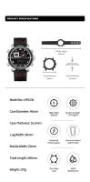 Reloj De Pulsera Digital Y Analógico NAVIFORCE NF9236 Para Hombre Dual Display Reloj Militar De Lujo Impermeable Deportivo Casual Con Pantalla LED Y Alarmas - details 1