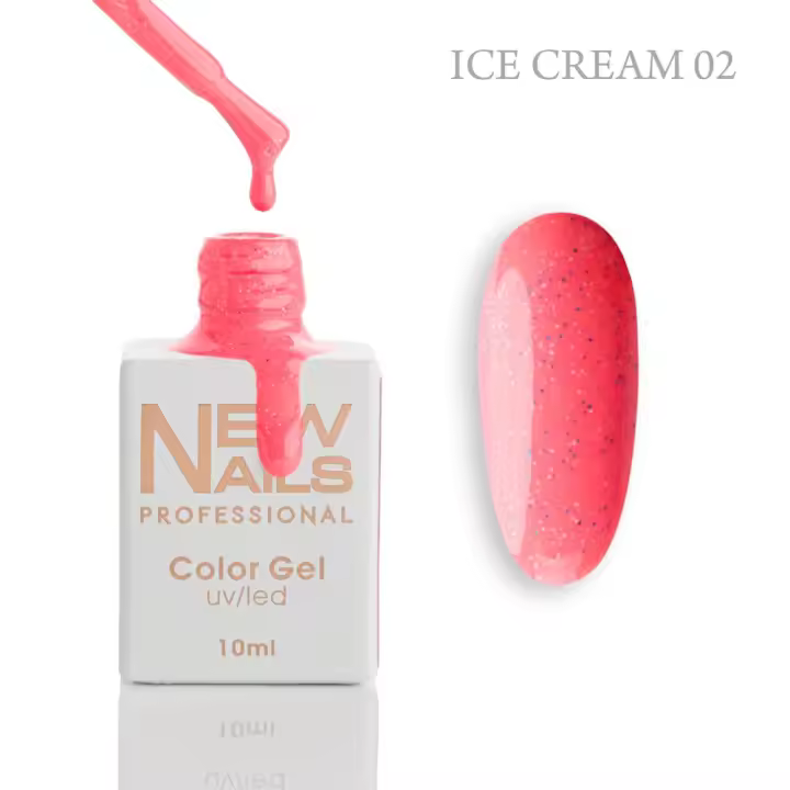 Esmalte semipermanente ICE CREAM-02    New Nails Professional - 1