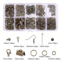 Juego De 10 Cuadrículas De Accesorios Para Joyería Con Anillos Abiertos De Cobre Gancho Para Pendientes Herramientas Para Fabricación De Joyas - details 4