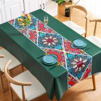 Mantel De PVC Resistente a Altas Temperaturas Y a La Grasa Venta Al Por Mayor Impermeable Y Resistente Al Escaldado Rectangular Para Mesa De Té - details 11