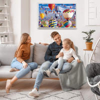 Rompecabezas De Globo Caliente 1000 Piezas Juego Educativo Para Adultos Y Niños Decoración De Hogar Divertido Y Desafiante - details 6