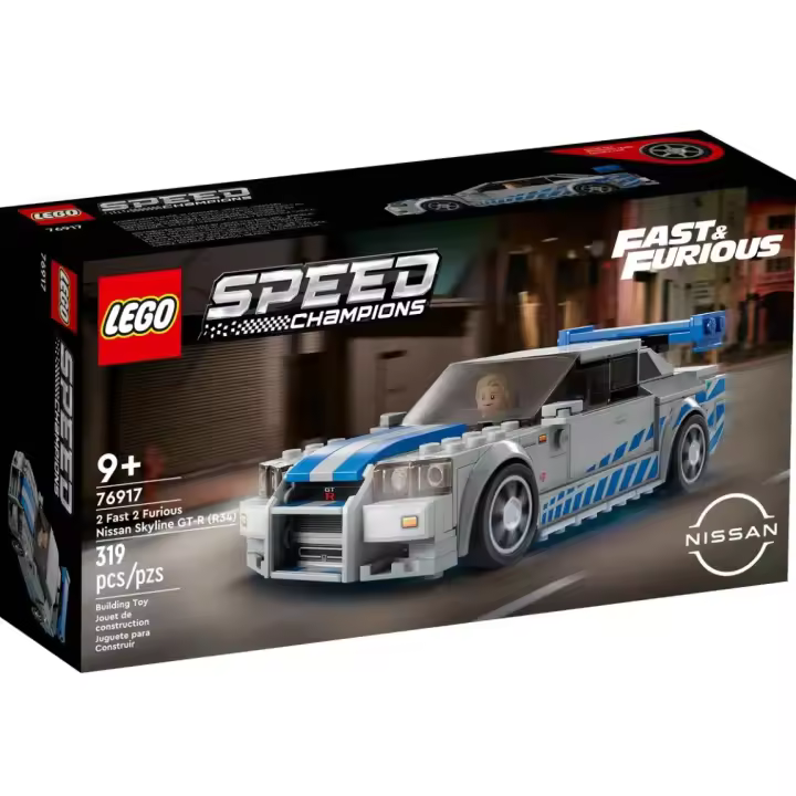 LEGO SPEED CHAMPIONS NISSAN SKYLINE GT-R (R34)  DE FAST & FURIOUS SET 76917 - 1