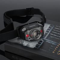 BORUiT B33Linterna Frontal LED De Sensor De Movimiento Mini Con Lente Zoom Y Luz Roja XP-G2 3030 Recargable Por USB Para Pesca Y Camping - details 16