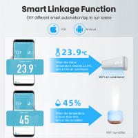 Sensor De Temperatura Y Humedad WiFi Tuya Para Interior Monitor Inteligente Con App De Vida Smart Life Compatible Con Alexa Google Batería Incluida - details 6