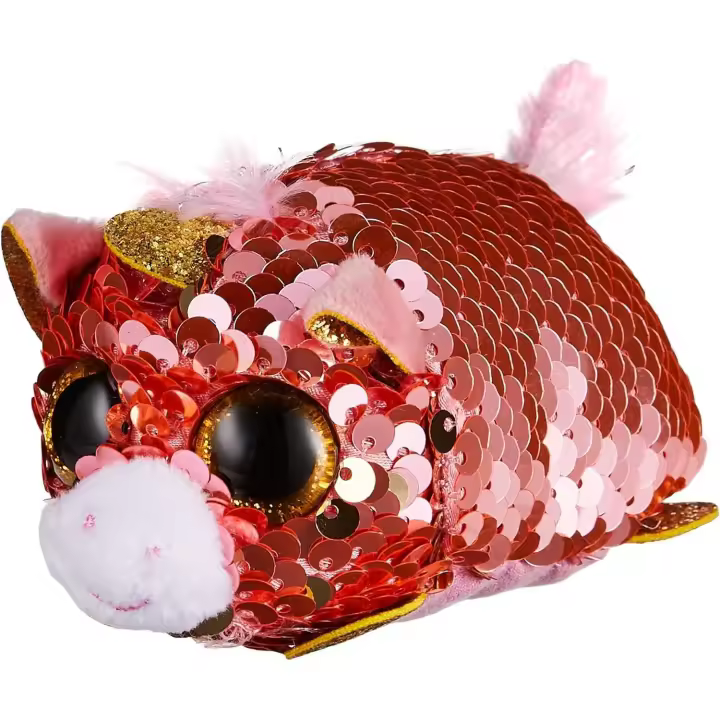 TY - MINI PELUCHE - UNICORNIO SUNSET CORAL - CUBIERTO CON LENTEJUELAS - FLIPPABLE  TEENY - Regalo Original - Multicolor - Para mayores de 3 años - 1
