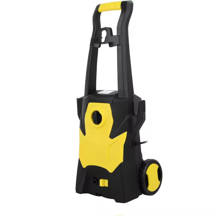 Hidrolimpiadora Eléctrica 1600W 110Bar Portátil - 6L/min con Rodillo Antideslizante para Coches, Terrazas y Jardines (Máquina Profesional de Alta Presión) - 1