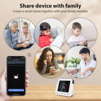 Controlador De Temperatura Y Humedad WiFi Inteligente Para Aire Acondicionado Con Pantalla Táctil LCD Y Control Remoto IR Compatible Con Google Home Alexa - details 12