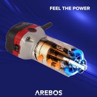 AREBOS - Fresadora - 710W - con Accesorios - Fresadora Eléctrica  - con Recortadora y Base de Diving - details 17