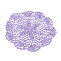 Mantelillo Redondo De 20cm Para Mesa De Navidad Hecho a Mano Con Lámina De Taza De Té Y Café Manteles De Algodón Y Poliéster Estilo Moderno - details 7