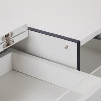 Mueble TV with Caja extrable para proyector, Mueble Bajo with Espacio de almacenamiento y Diseño color blocking, 163x40x45 cm - details 4