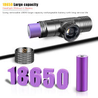 Linterna Frontal LED Con Sensor De Movimiento Y Inducción Magnetismo USB C 18650 Para Camping Y Caza Lámpara De Mano Zoomable - details 4