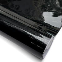 Pegatinas De Coche Glossy Black Vinilo Negro Brillante Auto Adhesivo Sin Bolitas Para Ventanas Y Espejos Accesorios De Coche Resistentes Al Agua Y Arrugas - details 2