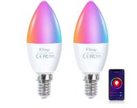 Bombillas Inteligentes Alexa Fitop LED E14 Wlan Regulable 4,9 W 470 Lm RGB - details 1