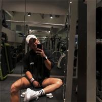 Camiseta Deportiva Para Hombre Con Cuello Redondo Y Manga Corta En Algodón Talla Grande Transpirable Para Entrenamiento Y Correr Streetwear - details 6