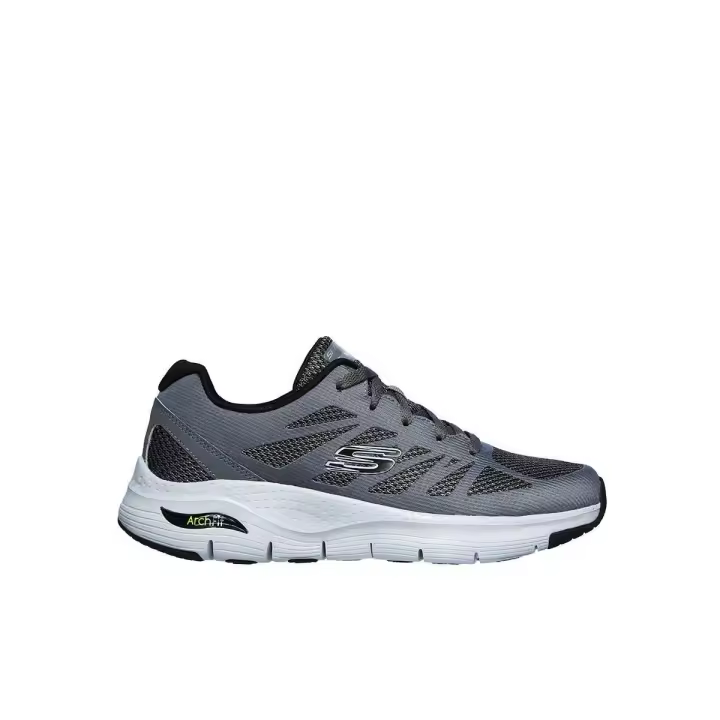 SKECHERS 232042_CCBK Zapatillas deportivas de hombre grises en textil 79626 - 1