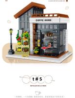 Bloques De Construcción Creativos De Ciudad Para Café Y Tienda De Juguetes Modelo De Edificio MOC Vistas De Calle Arquitectura Modular Regalo Para Niños Y Niñas - details 8