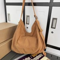 Bolso Bandolera De Lona Casual Para Mujer Y Hombre Gran Capacidad De Color Sólido Estilo Trendy Y Cool Para Estudiantes Y Adultos - details 11