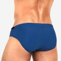 Bragas De Natación Para Hombre Estilo Low Rise Diseño Sólido Corto De Playa Bikini Móvil Briefs De Baño Push up Underpants - details 9