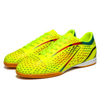Zapatos De Futsal Para Hombres Calidad Superior Antideslizantes Para Fútbol Indoor Zapatos De Entrenamiento Para Niños Y Adolescentes Suela De Cuero Trenzados Talla Verdadera - details 13