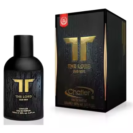 EAU DE PARFUM THE LORD OUD MEN 100ML ---MARCA CHATLER---FRAGANCIA DURADERA, DURACIÓN 8 HORAS - 1