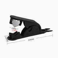 Cortador De Tubos Portátil Universal Para Plástico PVC PU PE Herramienta De Corte Para Hogar Tamaño 104x23mm Color Negro - details 7