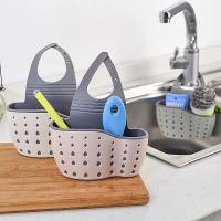 Organizador De Cocina Ajustable Con Snap Para Fregadero Soporte Para Esponja Y Cesta De Drenaje Colgante Herramientas De Cocina - details 2