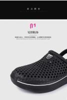 Zapatillas De Taconete Bajo Para Hombre Y Mujer Sandalias De Plataforma Cómodas Para Verano Uso En Jardín Playa Y Hogar Material EVA - details 7