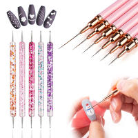 Set De 10 Pinceles Para Arte De Uñas Liner Acrílico Profesional Herramienta De Manicura Con Plumas De Pintura Para Diseño De Uñas - details 0