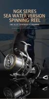 Carrete De Pesca BILLINGS NGK Serie Acero Inoxidable 44LB Arrastre Máximo Ratio De Engranajes 4.8:1 Para Agua Dulce Y Salada - details 0