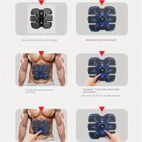 Estimulador Muscular EMS Recargable Por USB Trainer De Fitness Inteligente Dispositivo De Adelgazamiento Y Entrenamiento Abdominal Sin Cable - details 3