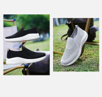 Zapatos De Vulcanización Para Hombre Moda Transpirable Zapatillas Casuales De Malla Ligeros Y Cómodos Para Exterior Y Caminar - details 5