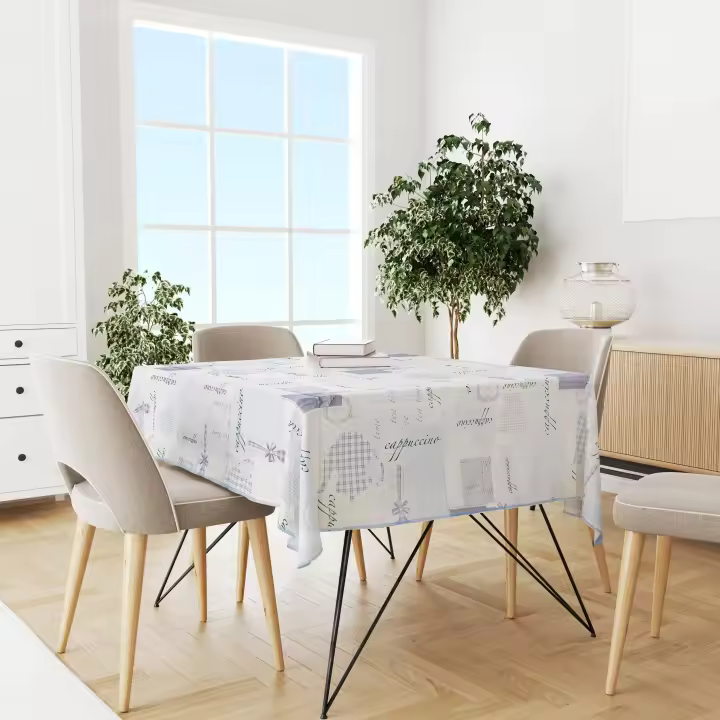 NQT Mantel de Mesa Rectangular Hule Impermeable y Antimancha multi tamaño y multi diseño ropa mesas para hogar cocina - 1