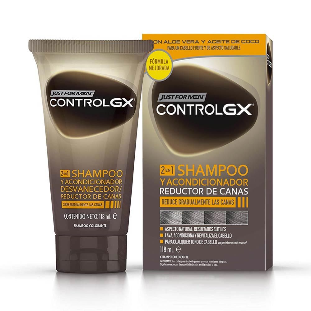 Control Gx Reductor De Canas 2 En 1 Champú Y Acondicionador 118 ml